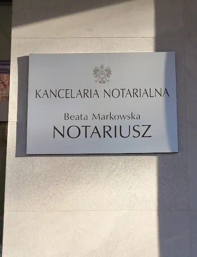 Kancelaria Notarialna Beata Markowska - Notariusz